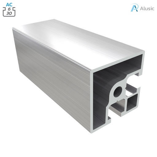 [ 084.100.004] Alusic Aluminium Profile, 30x30 mm