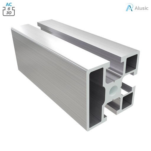 [084.100.005] Alusic Aluminium Profile, 30x30 mm