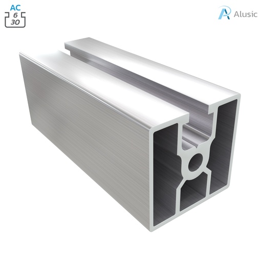 [084.100.010] Alusic Aluminium Profile, 30x30 mm