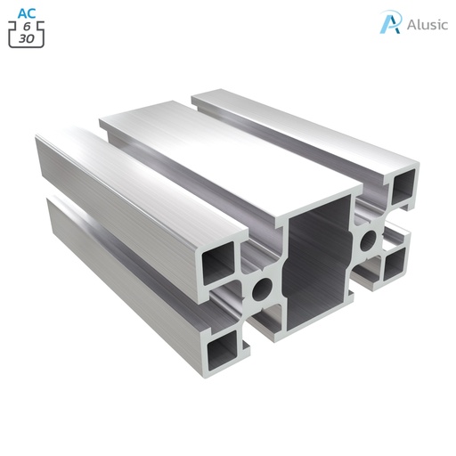 [ 084.100.006] Alusic Aluminium Profile, 30x60 mm