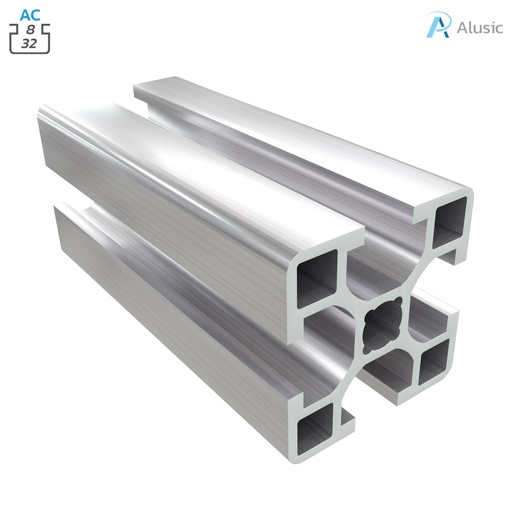 [084.101.030] Alusic Aluminium Profile, 32x32 mm