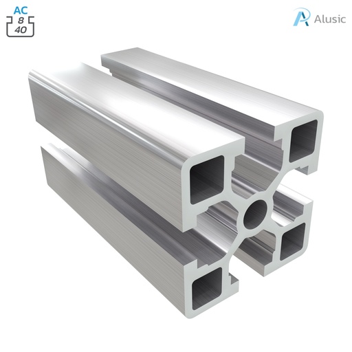 [ 084.102.001] Alusic Aluminium Profile, 40x40 mm