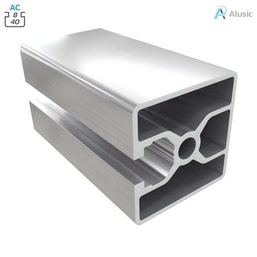 [ 084.102.006] Alusic Aluminium Profile, 40x40 mm