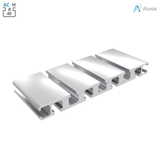 [084.101.007] Alusic Aluminium Profile, 18.5x180 mm