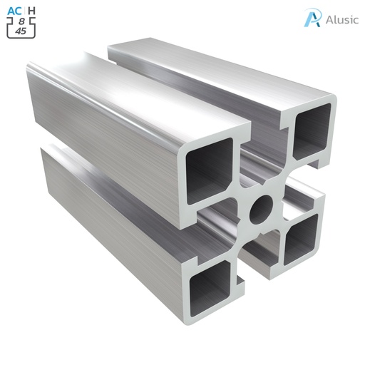 [084.101.012] Alusic Aluminium Profile, 45x45 mm