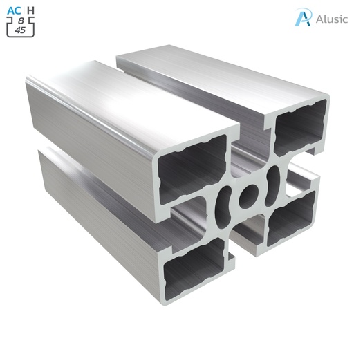 [ 084.101.018] Alusic Aluminium Profile, 45x60 mm