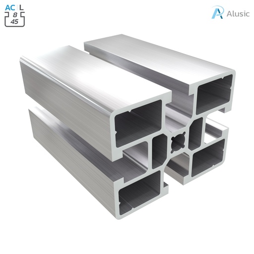 [ 084.101.041] Alusic Aluminium Profile, 45x60 mm