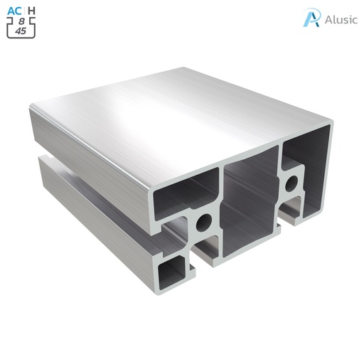 [084.101.073] Alusic Aluminium Profile, 45x90 mm