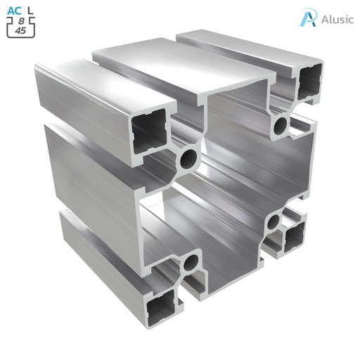 [ 084.101.091] Alusic Aluminium Profile, 90x90 mm