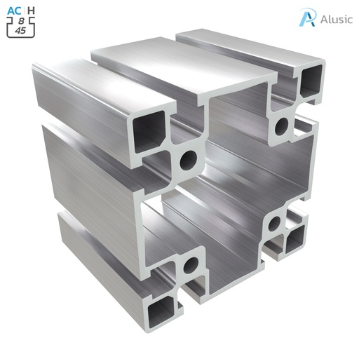[ 084.101.024] Alusic Aluminium Profile, 90x90 mm