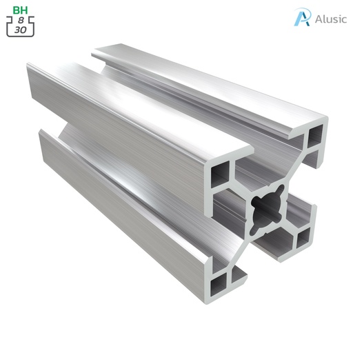 [ 084.107.002] Alusic Aluminium Profile, 30x30 mm