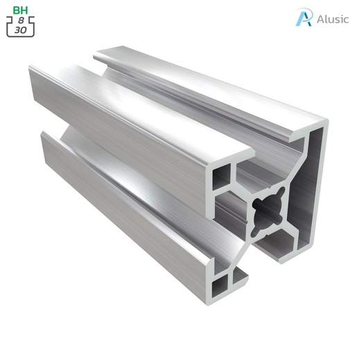 [084.107.006] Alusic Aluminium Profile, 30x30 mm