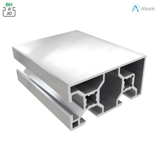 [ 084.107.010] Alusic Aluminium Profile, 30x60 mm