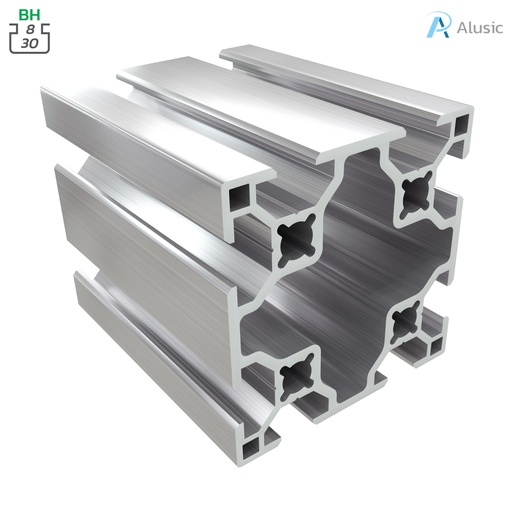 [ 084.107.004] Alusic Aluminium Profile, 60x60 mm