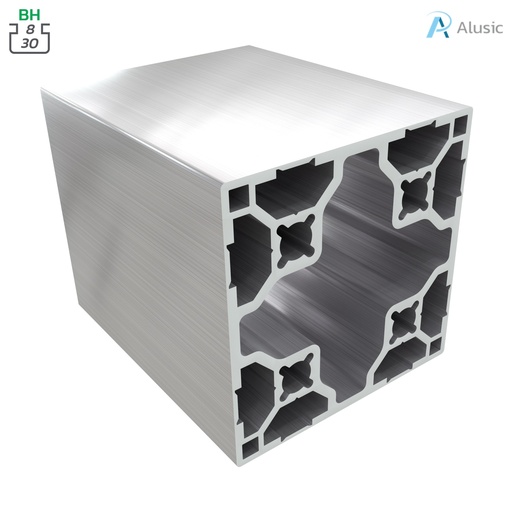 [084.107.007] Alusic Aluminium Profile, 60x60 mm