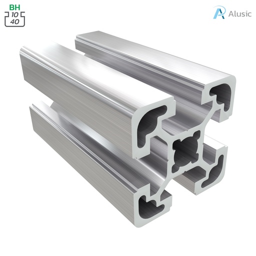 [084.113.001] Alusic Aluminium Profile, 40x40 mm