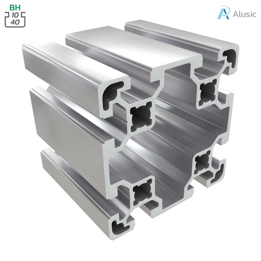 [084.113.003] Alusic Aluminium Profile, 80x80 mm