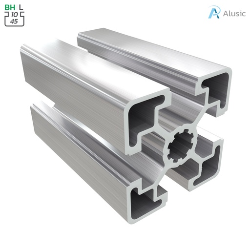 [084.105.004] Alusic Aluminium Profile, 45x45 mm