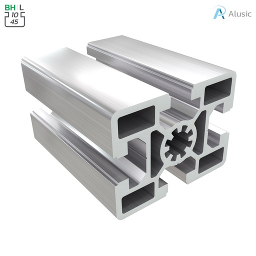 [084.105.007] Alusic Aluminium Profile, 45x60 mm
