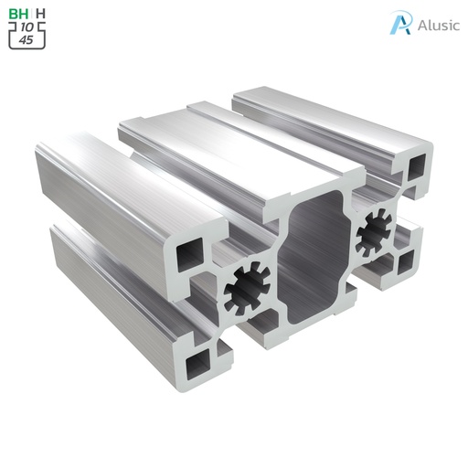 [ 084.105.019] Alusic Aluminium Profile, 45x90 mm
