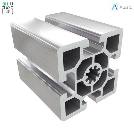 [ 084.105.008] Alusic Aluminium Profile, 60x60 mm