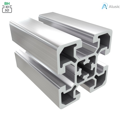 [ 084.109.001] Alusic Aluminium Profile, 50x50 mm