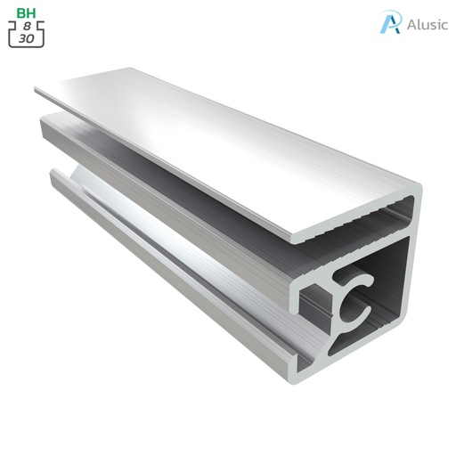 [ 084.104.003] Alusic Aluminium Profile, 30x30 mm