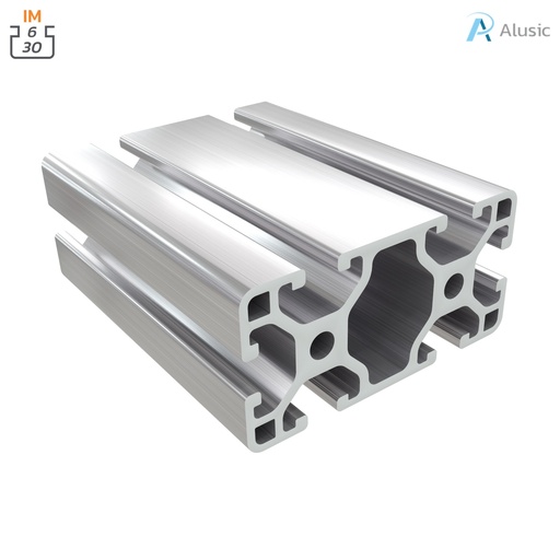 [ 084.117.002] Alusic Aluminium Profile, 30x60 mm