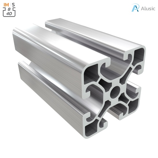 [084.114.011] Alusic Aluminium Profile, 40x40 mm
